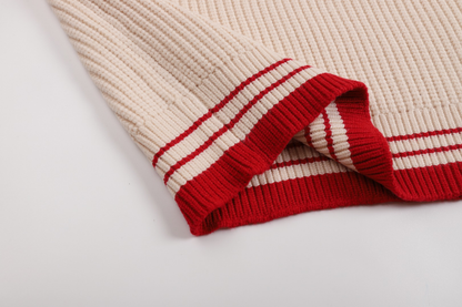 AMI PARIS Cotton and wool sweater