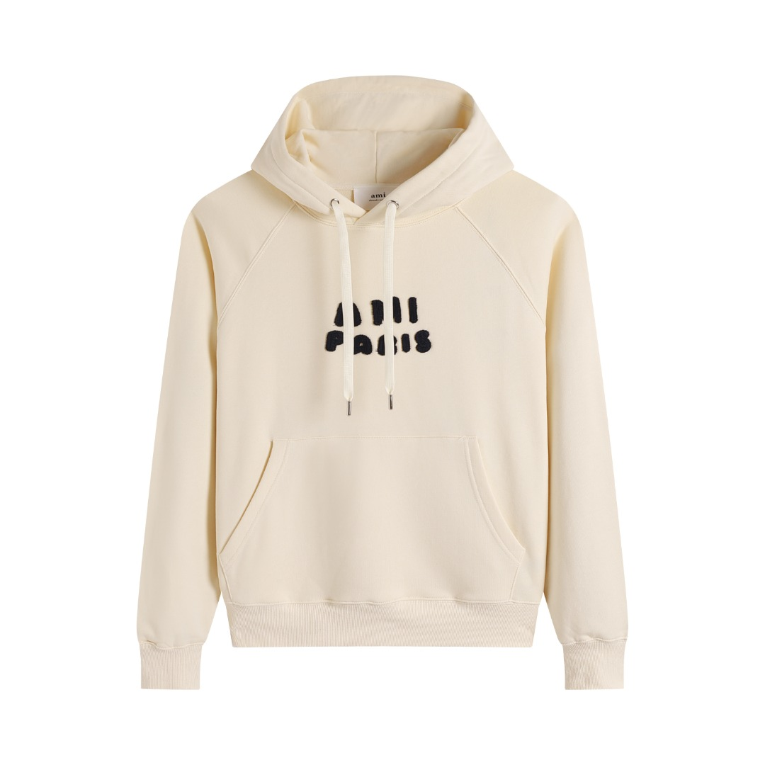 AMI PARIS cotton hoodie