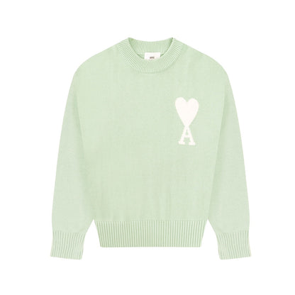 AMI PARIS Cotton and wool sweater