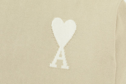 AMI PARIS Cotton and wool sweater