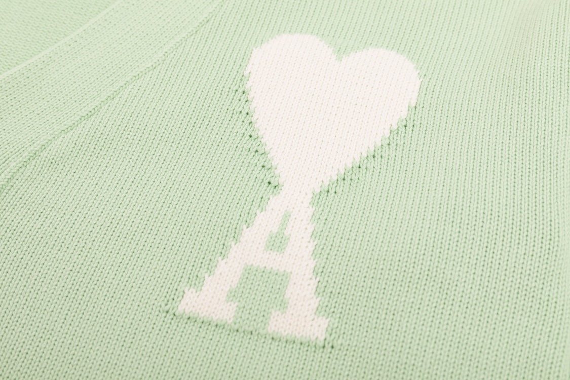 AMI PARIS Cotton and wool sweater