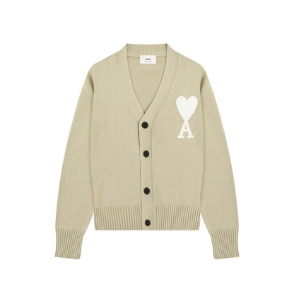 AMI PARIS Cotton and wool sweater