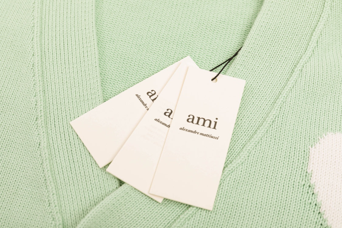 AMI PARIS Cotton and wool sweater