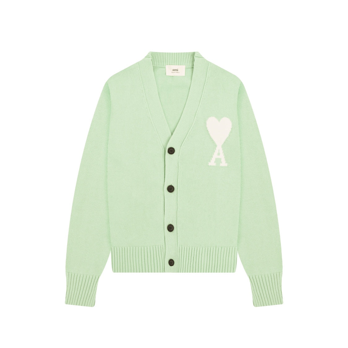 AMI PARIS Cotton and wool sweater