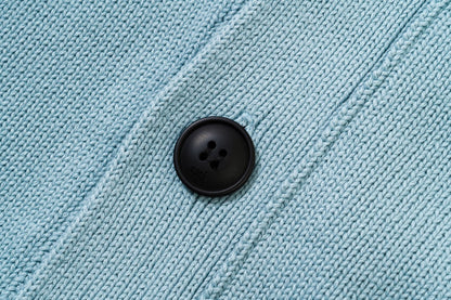 AMI PARIS Cotton and wool cardigan