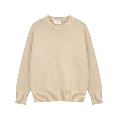AMI PARIS Cotton and wool sweater