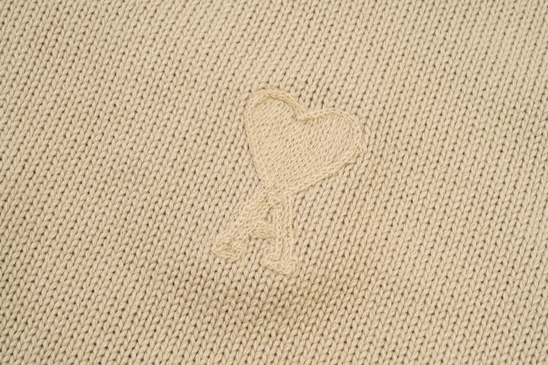 AMI PARIS Cotton and wool sweater