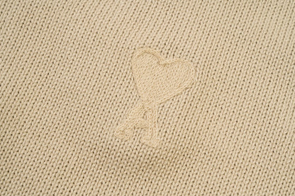AMI PARIS Cotton and wool sweater