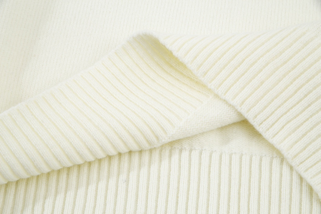 AMI PARIS Cotton and wool sweater