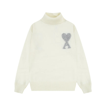 AMI PARIS Cotton and wool sweater