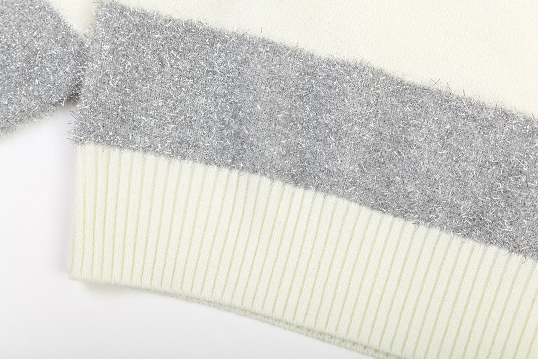 AMI PARIS Cotton and wool sweater