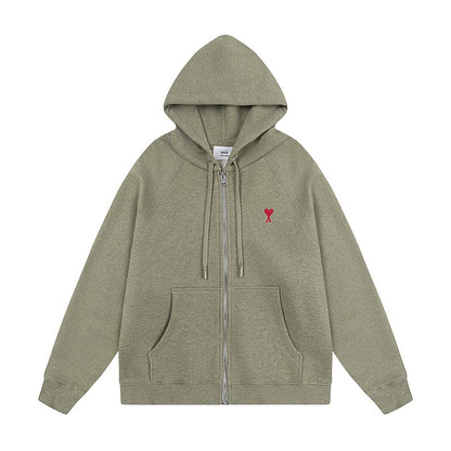 AMI PARIS cotton hoodie