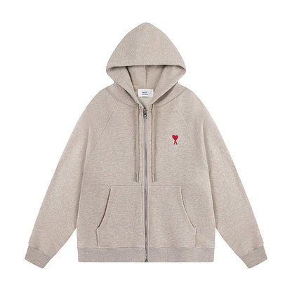 AMI PARIS cotton hoodie