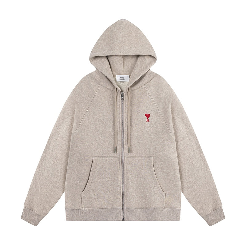 AMI PARIS cotton hoodie