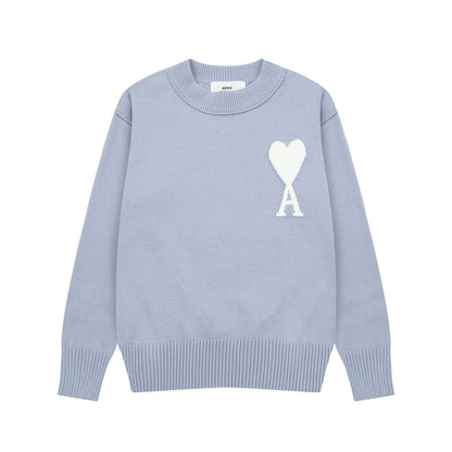 AMI PARIS Cotton and wool sweater