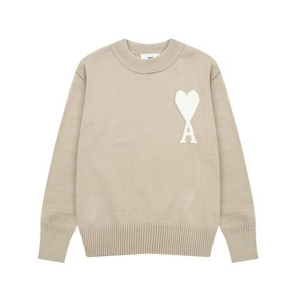 AMI PARIS Cotton and wool sweater