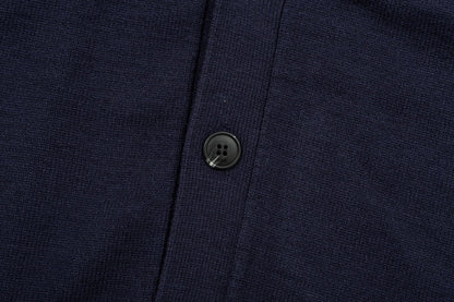 AMI PARIS Cotton and wool cardigan