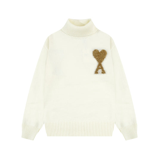 AMI PARIS Cotton and wool sweater