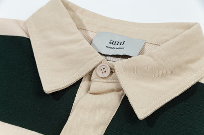 AMI PARIS Polo Collar Sweatshirt