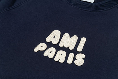 AMI PARIS cotton hoodie