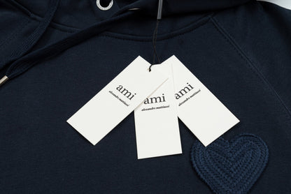 AMI PARIS cotton hoodie