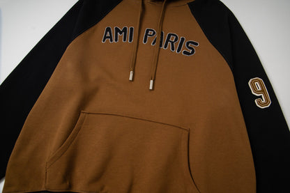 AMI PARIS cotton hoodie