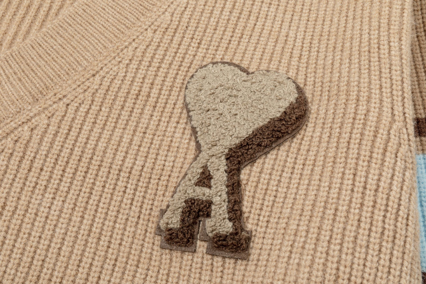 AMI PARIS Cotton and wool sweater