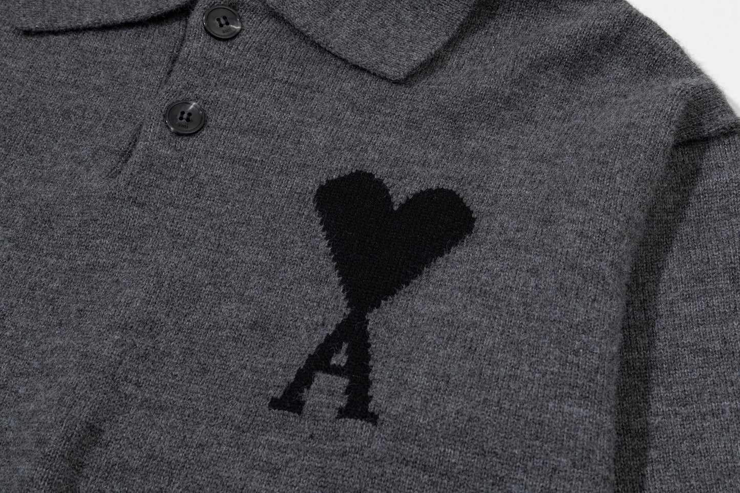 AMI PARIS Cotton and wool sweater