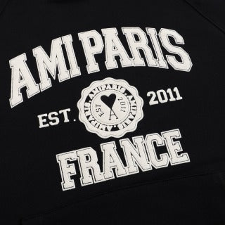 AMI PARIS cotton hoodie