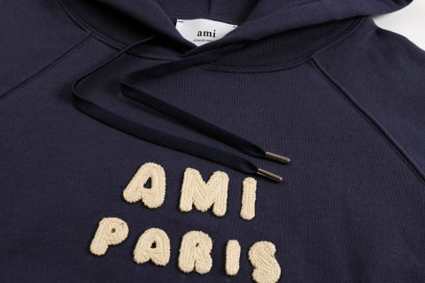 AMI PARIS cotton hoodie