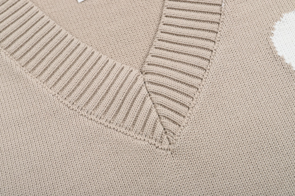 AMI PARIS Cotton and wool sweater