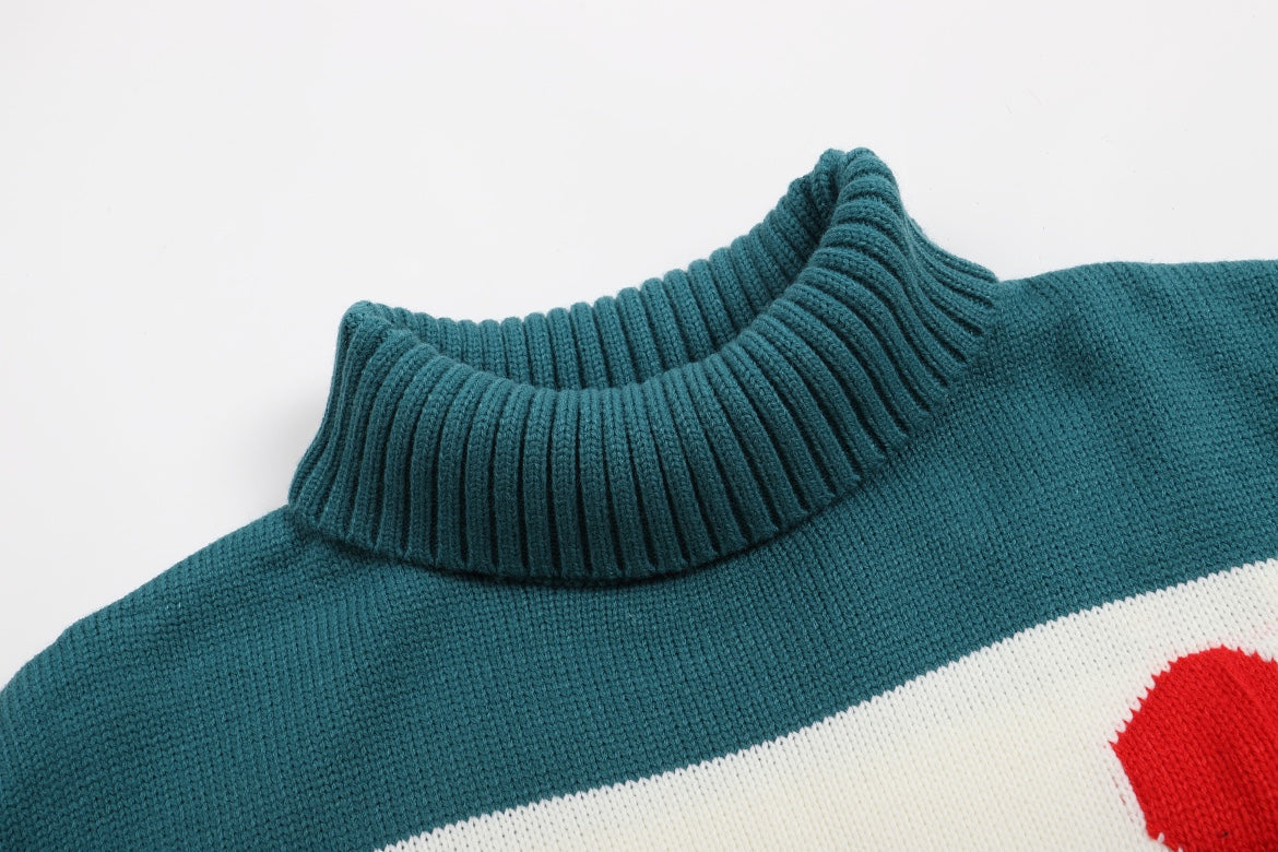 AMI PARIS Cotton and wool sweater
