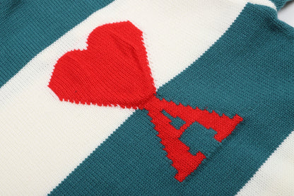 AMI PARIS Cotton and wool sweater