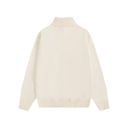 AMI PARIS Cotton and wool sweater