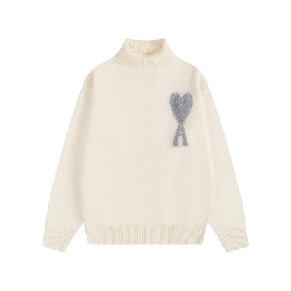 AMI PARIS Cotton and wool sweater