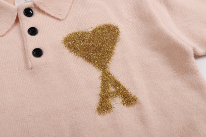 AMI PARIS Cotton and wool sweater