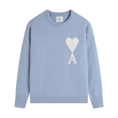 AMI PARIS Cotton and wool sweater