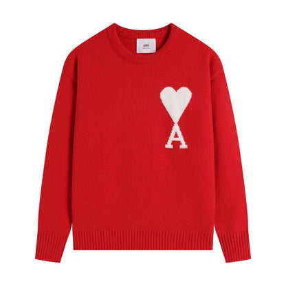 AMI PARIS Cotton and wool sweater