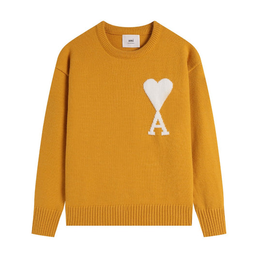 AMI PARIS Cotton and wool sweater
