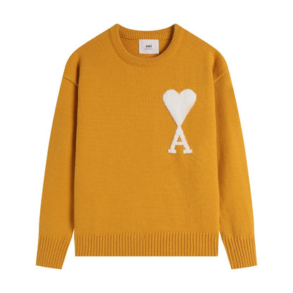 AMI PARIS Cotton and wool sweater