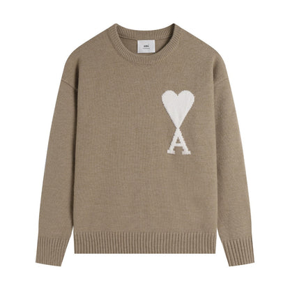 AMI PARIS Cotton and wool sweater