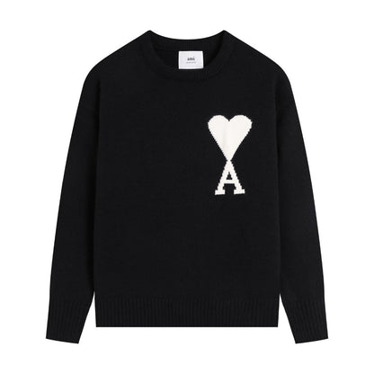 AMI PARIS Cotton and wool sweater