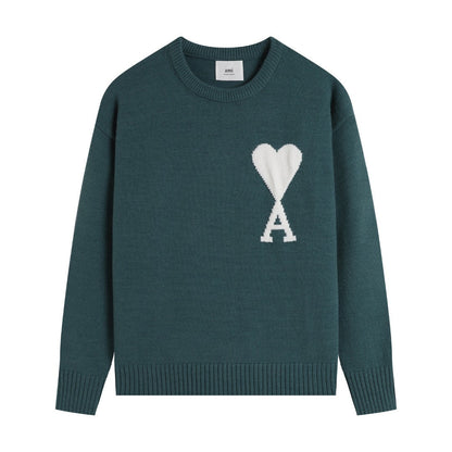 AMI PARIS Cotton and wool sweater
