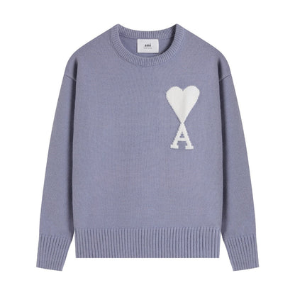 AMI PARIS Cotton and wool sweater
