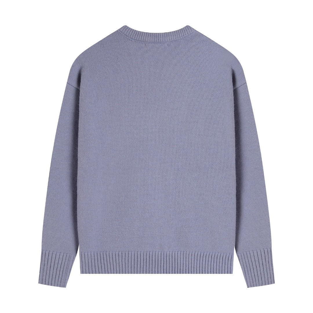 AMI PARIS Cotton and wool sweater