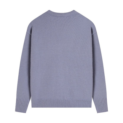 AMI PARIS Cotton and wool sweater