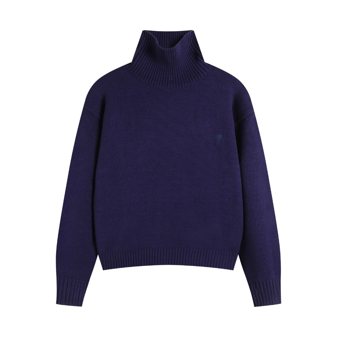AMI PARIS Cotton and wool sweater