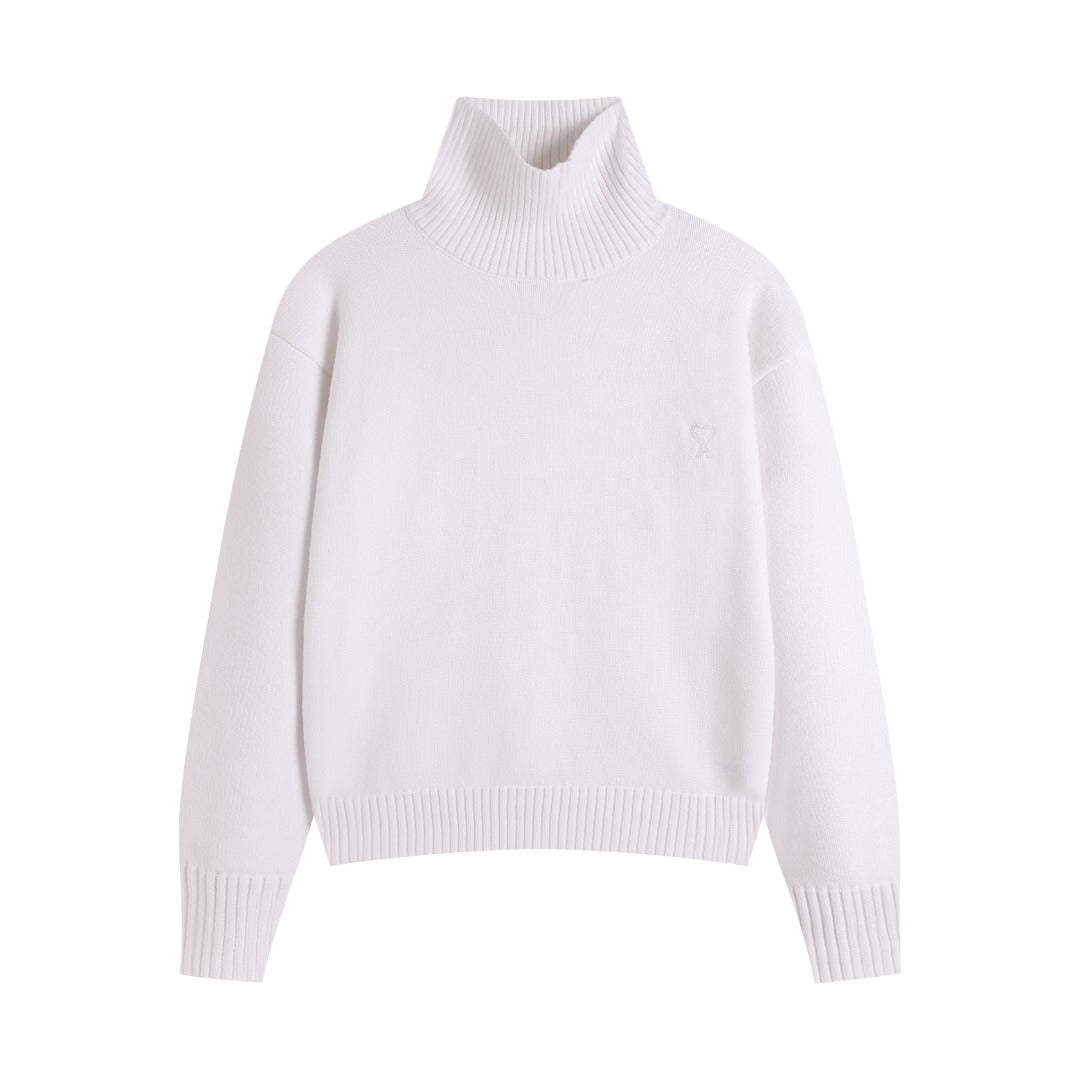 AMI PARIS Cotton and wool sweater