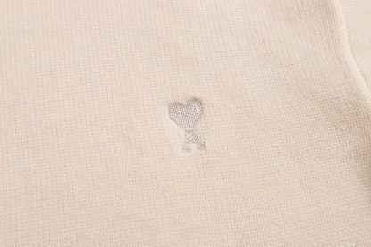 AMI PARIS Cotton and wool sweater